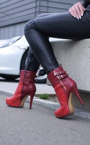 sexy high heel booties